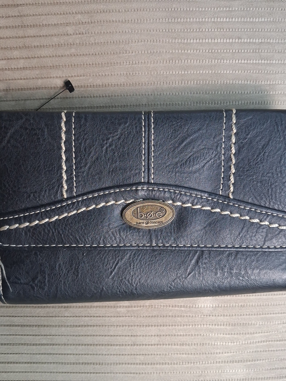 b.o.c. Brown Leather Women's Wallet Clutch NWOT